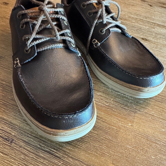 Skechers Men's Heston SN 65875 Chukka Casual Sneaker Brown Leather US 8 - Picture 4 of 15